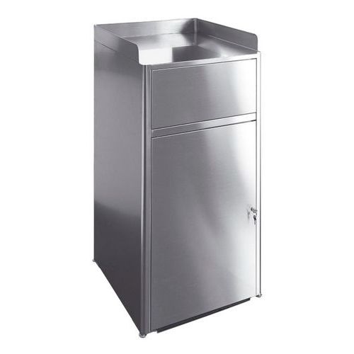 Contenitore svuota vassoi in acciaio inox satinato 260 LT,
