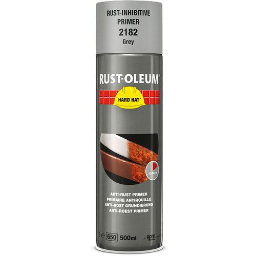Primer antiruggine Hard Hat - Rust-Oleum - Spray 500 mL grigio, Grigio