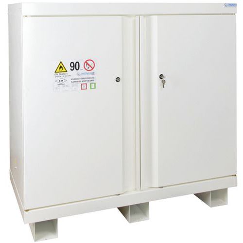 Armadio multirischio per banco 2 ante 3 scomparti 1x55 L,