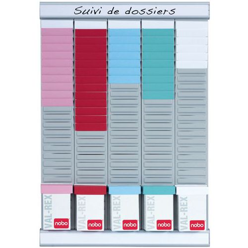 Kit planner settimanale Nobo con schede a T,