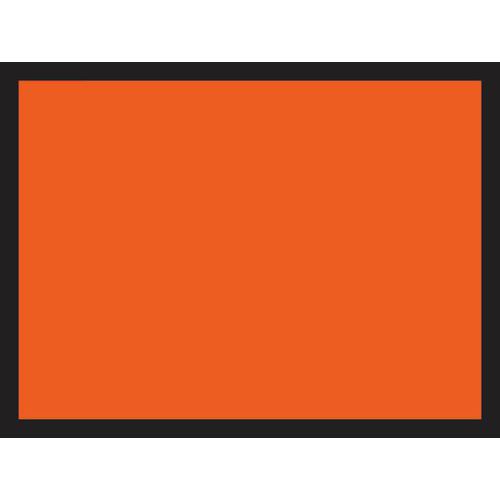 Cartello (pannello di pericolo arancio) ADESIVO CM 40X30 NEUTRO,