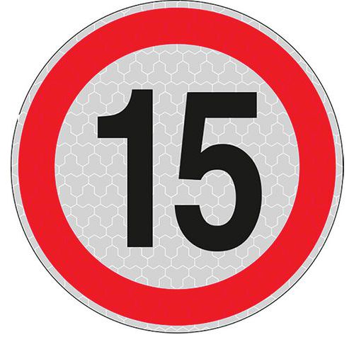 Cartello (limite di velocità) 15,