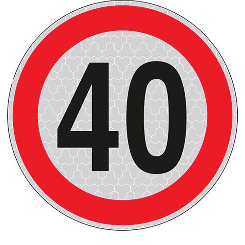 Cartello (limite di velocità) 40,