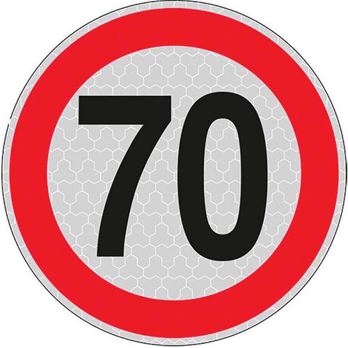 Cartello (limite di velocità) 70,