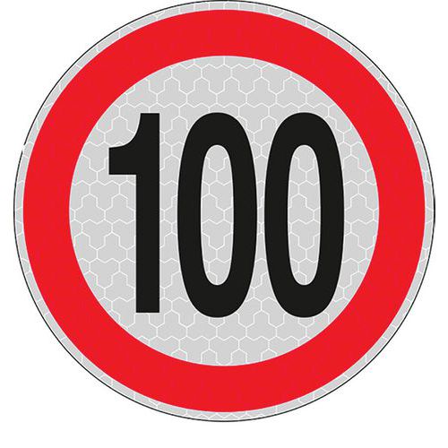 Cartello (limite di velocità) 100,