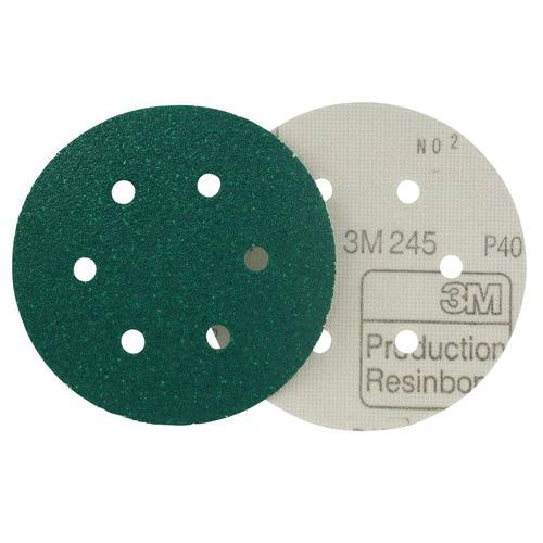 Disco abrasivo con supporto in carta 3M™ Hookit™ 245, 150 mm,