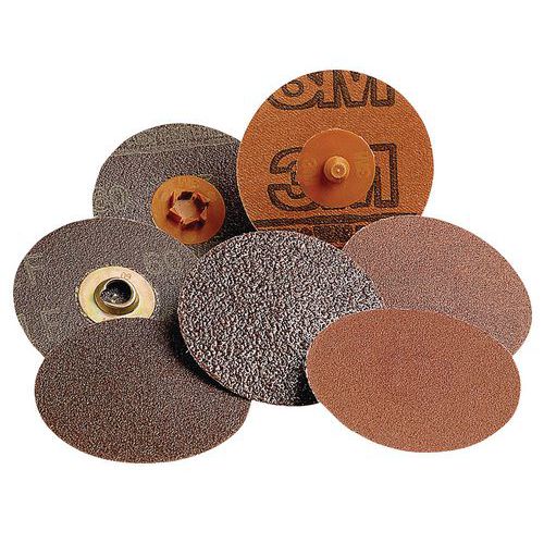 Disco abrasivo supporto tela 3M™ Roloc™ 361F, 50 mm grana 36,