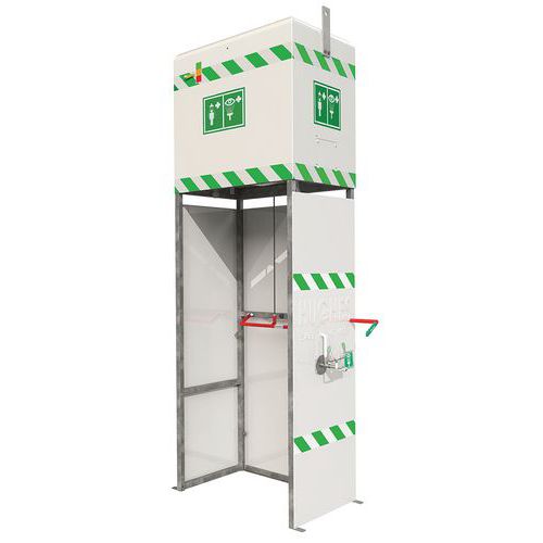 Doccia/lavaocchi combin con serbatoio non riscaldato 350L,