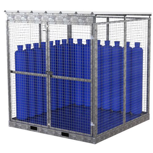 Riparo a griglia per bombole del gas trasportabile-2mx2m,