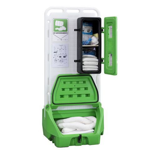 Kit stazione mobile con armadietto OIL ONLY,