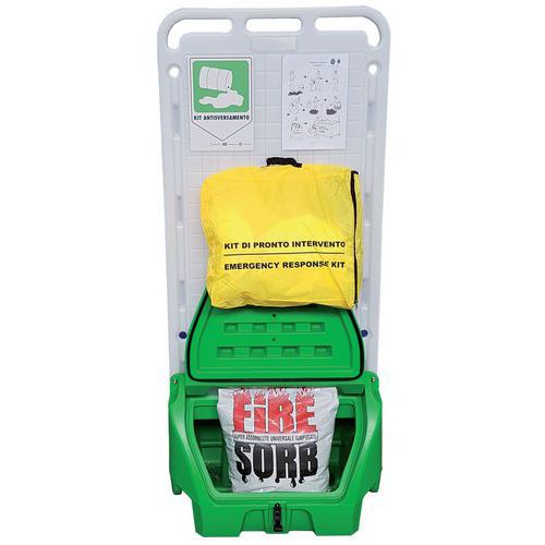 Kit assorbente stazione mobile con borsa UNIVERSAL,