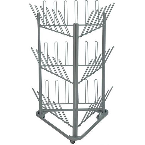 Carrello porta scarpiera e stivali - su 3 ruote - KM125077,