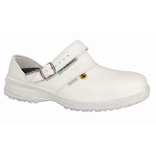 Sabot bianco di ciurezza in microwash HELINKI KU007I - 36,