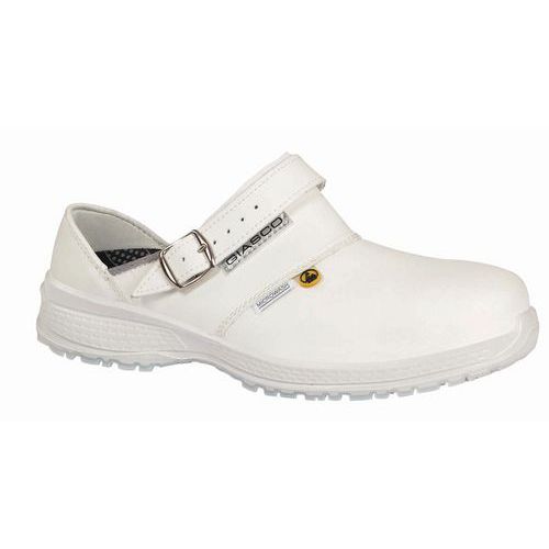 Sabot bianco di ciurezza in microwash HELINKI KU007I - 44,