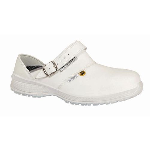 Sabot bianco di ciurezza in microwash HELINKI KU007I - 46,