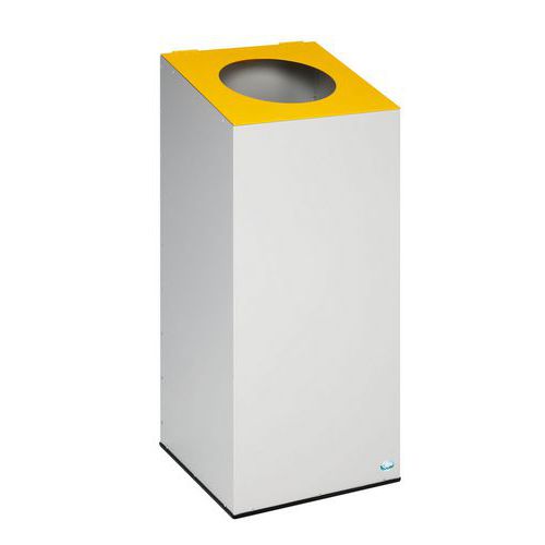 Pattumiera raccolta diff WSG 38 grigio chiaro-Testa giallo,