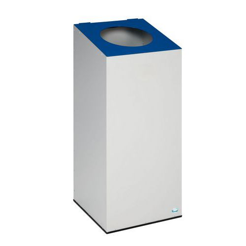 Pattumiera raccolta diff WSG 38 grigio chiaro-Testa blu,