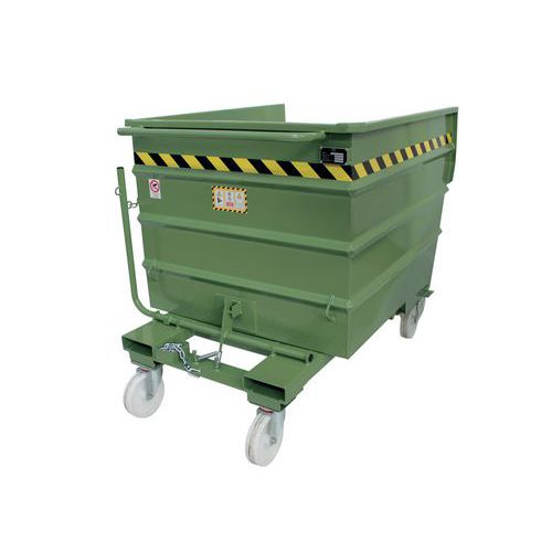 PORTA ROTTAMI RIBALTIB. VERDE CAP1000 LT - DIM1500X1070X9,