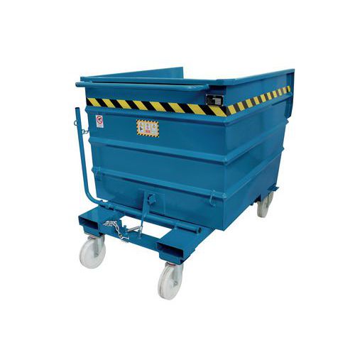 PORTA ROTTAMI RIBALTIB. BLU CAP1000 LT - D IM1550X1070X980,