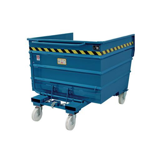 PORTA ROTTAMI RIBALTIB. BLU CAP1350 LT-DIM 1500X1320X980,