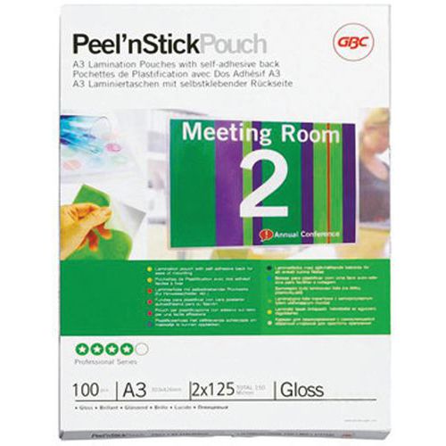Buste di plastificazione GBC Peel 'n Stick,