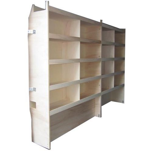 Mobili lato sinistro in legno di pioppo - Master L1H1,