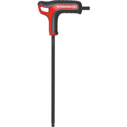 Chiave maschio esagonale da 6 mm con impugnatura a P a forma di sfera metrica,