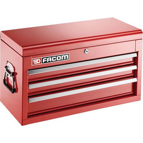 Cassetta degli attrezzi in metallo a 3 cassetti,