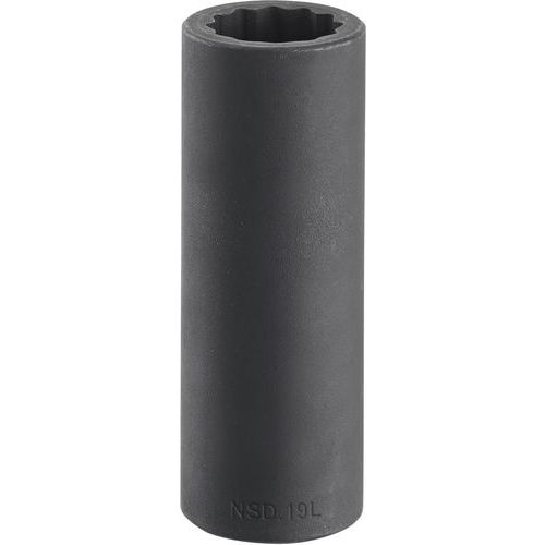 Bussola a percussione lunga 1/2 pollice a 12 scanalature 23 mm,