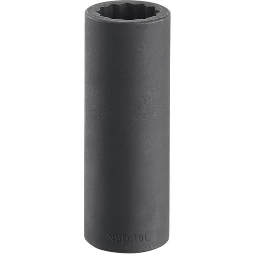 Bussola a percussione lunga 1/2 pollice a 12 scanalature 24 mm,