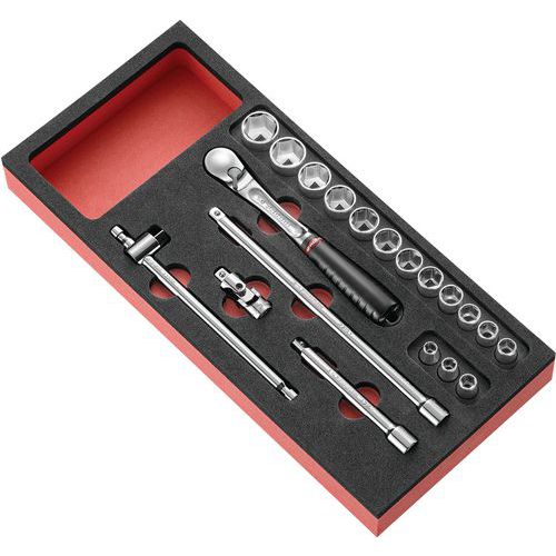 Modulo in espanso di prese a 6 punti da 3/8 di pollice - 20 pezzi,