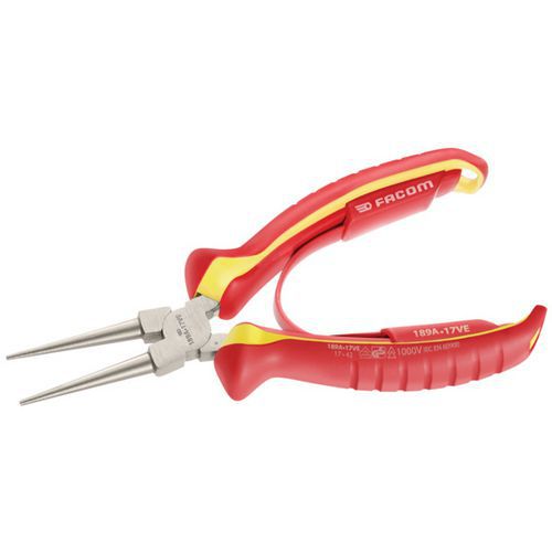 Pinza da taglio diagonale elettricista con becco rotondo 160mm,