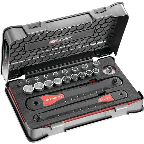 Set chiavi a bussola AXS.S 1/4 plus 3/8,