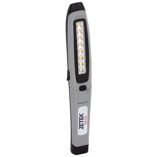 Lampada portatile ricaricabile 8 + 1 LED 400 lm,
