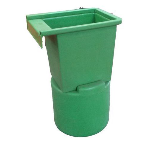 Vaschetta per spillaggio in polietilene con base,