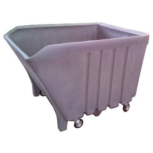 Carrello 1000 L doppia parete polietilene, interno liscio,