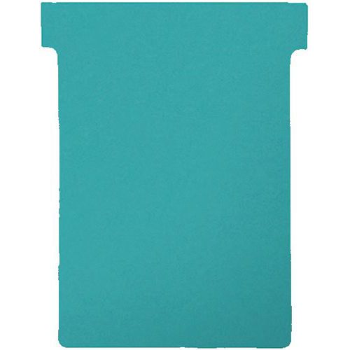 Schede a T Nobo, misura 1,5, verdi (5 lotti da 100 schede),