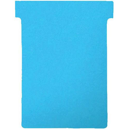 Schede a T Nobo, misura 1,5, azzurre (5 lotti da 100 schede),