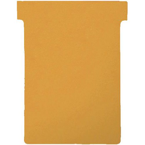 Schede a T Nobo, misura 1,5, arancio (5 lotti da 100 schede),