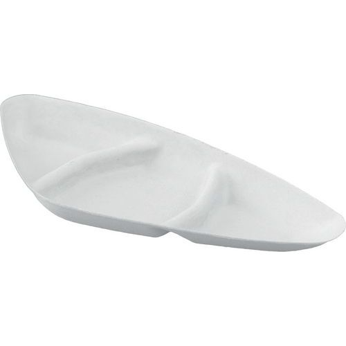 Vassoio design a tre scomparti,