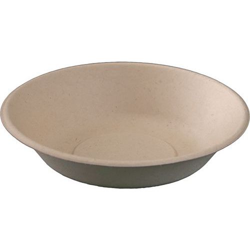 Piatto fondo cellulosa non sbiancata,