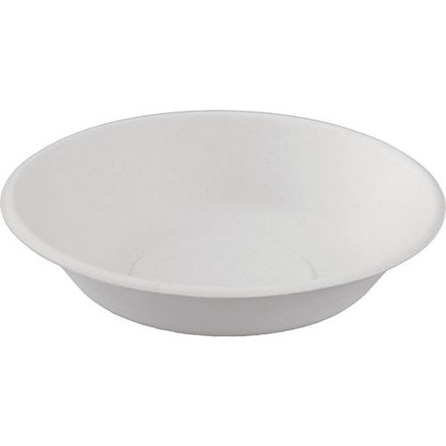 Piatto fondo 680 cc in polpa di cellulosa,