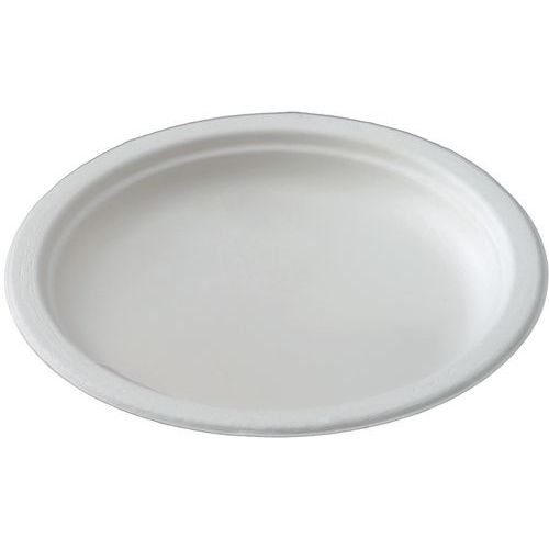 Piattino dessert polpa di cellulosa,