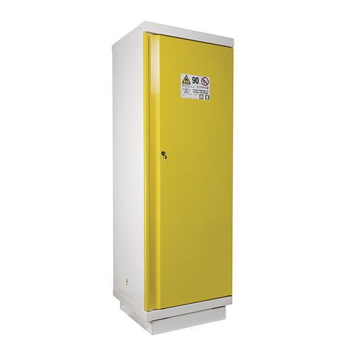 Armadio di sicurezza EN 14470-1 alto 1 anta gialla - 130 L,