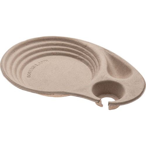 Vassoio biodegradabile e compostabile,