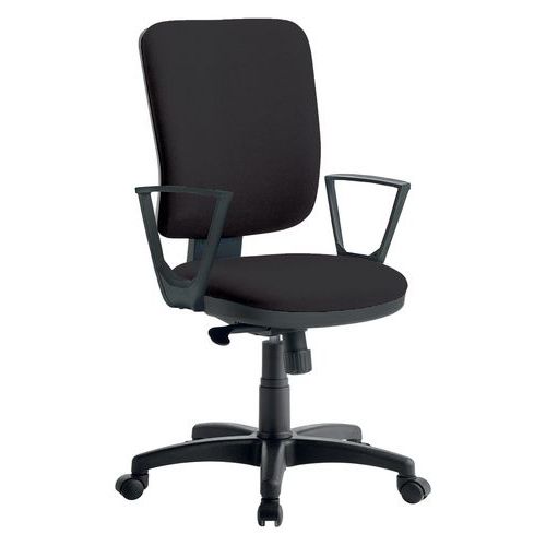 Sedia da ufficio Eris nera,