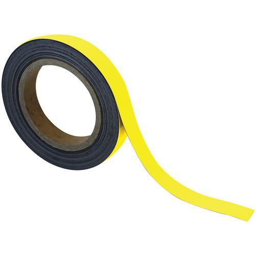 Nastro magnetico marcatura 10mx20mm giallo-Manutan Expert,