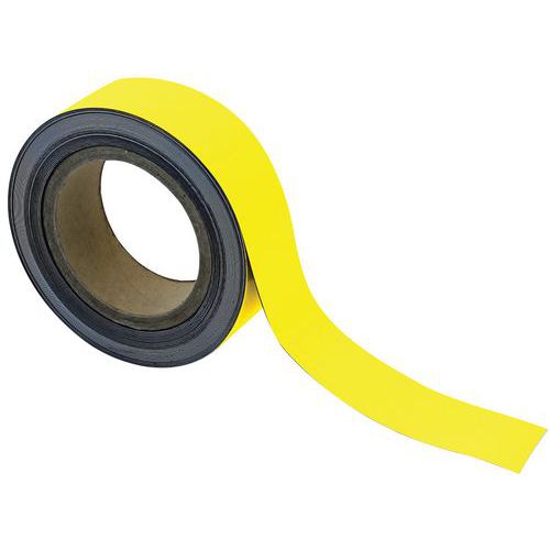 Nastro magnetico marcatura 10mx40mm giallo-Manutan Expert,