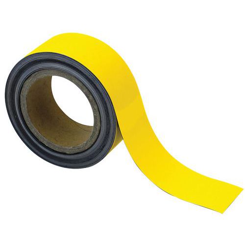 Nastro magnetico marcatura 10mx50mm giallo-Manutan Expert,