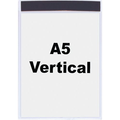 Busta portadocumenti A5 V magnetica - Manutan Expert,